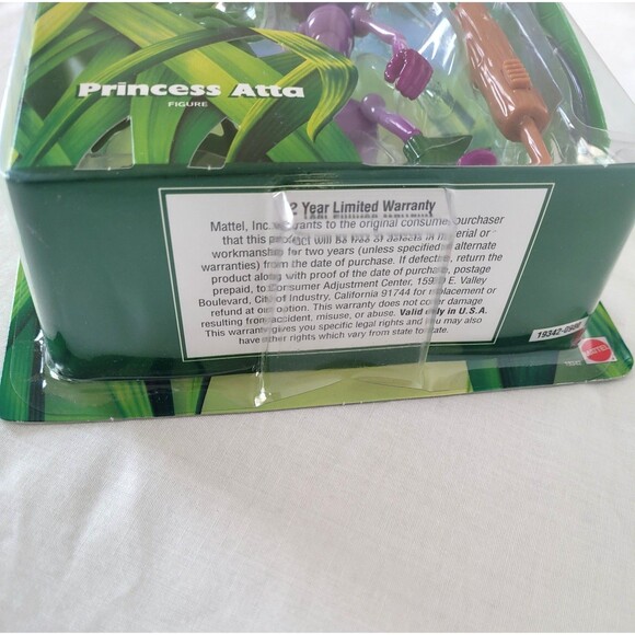 1998 A Bug’s Life Princess Atta Figure Sealed Vintage Disney Pixar Collector Toy - Picture 4 of 6